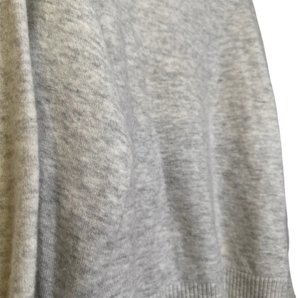 Vince Camuto Women’s MED Light Heather Gray Wool Blend Mock Neck Sweater - Picture 8 of 9